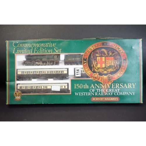 114 - Boxed Hornby OO gauge R775 150th Anniversary ltd edn Great Western Railway Company Set, complete wit... 