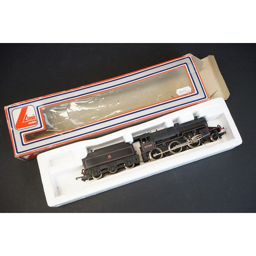 116 - Boxed Lima OO gauge 205120 MWG 2-6-0 locomotive in black with tender (box shows wear with split to w... 