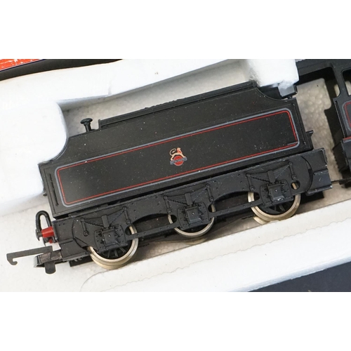 116 - Boxed Lima OO gauge 205120 MWG 2-6-0 locomotive in black with tender (box shows wear with split to w... 