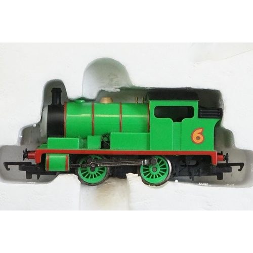 117 - Boxed Hornby OO gauge Thomas & Friends R9072 Percy Circus Electric Train Set (appears complete with ... 