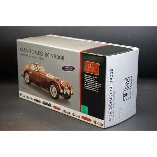 1182 - Boxed CMC Exclusive Modelle 1/18 M111 Alfa Romeo 8C 2900B Speciale Le Mans 1938 diecast model, ex