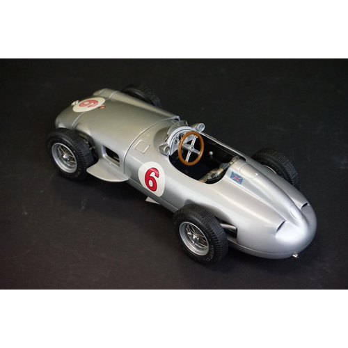 1187 - Ltd edn CMC Exclusive Modelle MB W196 1954 Silverarrow diecast model in display case, with tag, vg