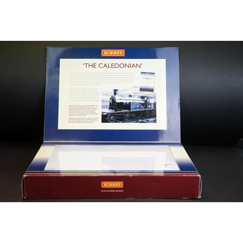 73 - Boxed Hornby OO gauge ltd edn R2610 The Caledonian train pack, complete with certificate, some box w... 