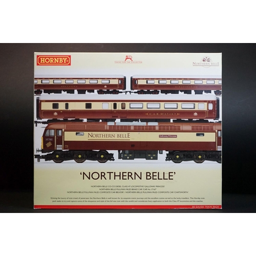 78 - Boxed Hornby OO gauge R3134 Northern Belle Train Pack, complete