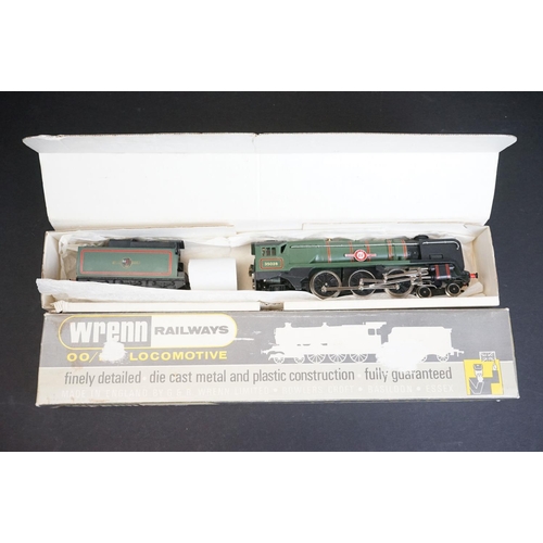 80 - Boxed Wrenn OO gauge W2238 4-6-2 Clanline BR green locomotive