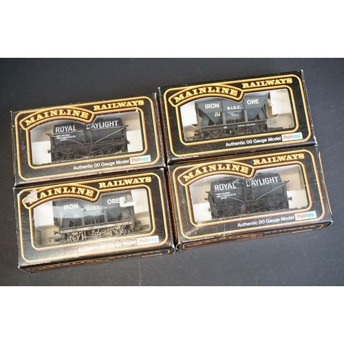 89 - Quantity of OO gauge model railway to include 4 x boxed Palitoy Mainline wagons, 7 x boxed Airfix pl... 