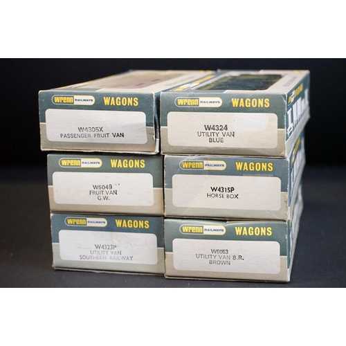 90 - 50 Boxed Wrenn OO gauge Super Detail Wagons to include W4315P Horse Box, W4323P Utility Van Southern... 