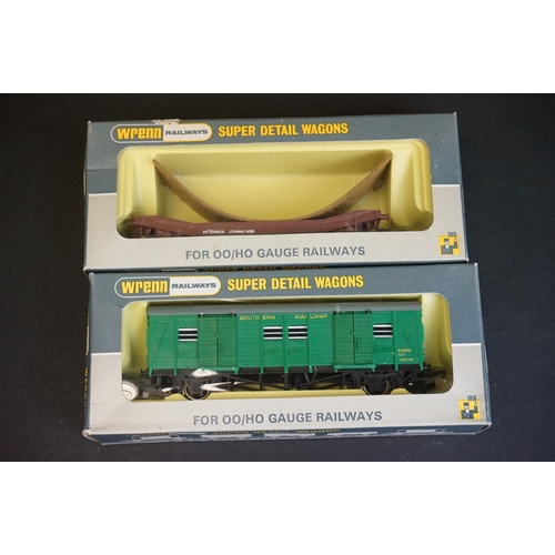 90 - 50 Boxed Wrenn OO gauge Super Detail Wagons to include W4315P Horse Box, W4323P Utility Van Southern... 