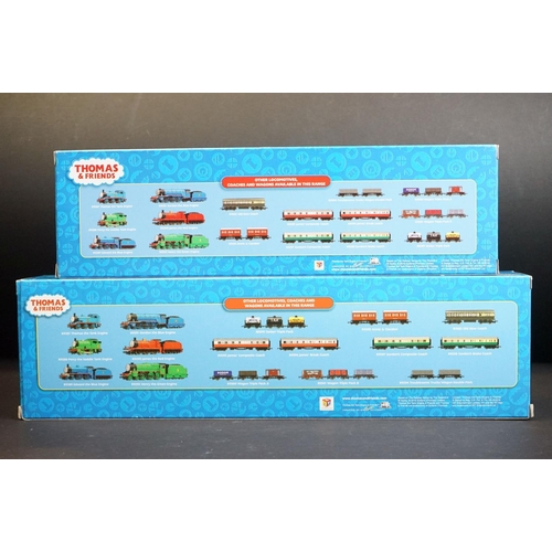 94 - Boxed Hornby Thomas & Friends R9291 Gordon the Blue Engine locomotive plus boxed R9298 Gordon's Brak... 