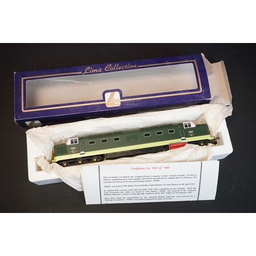 98 - Four boxed OO gauge locomotives to include 3 x Bachmann (32325DC Class 25/1 Bo Bo Diesel D5211 green... 