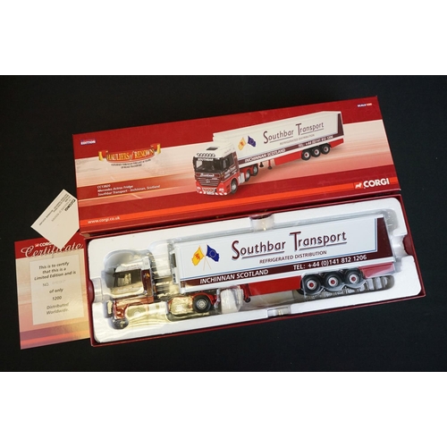 1022 - Five boxed ltd edn Corgi Hauliers of Renown diecast models to include CC14103 Britannia Movers Int, ... 