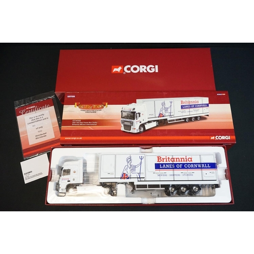 1022 - Five boxed ltd edn Corgi Hauliers of Renown diecast models to include CC14103 Britannia Movers Int, ... 