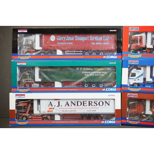 1027 - Six boxed ltd edn Corgi 1/50 Hauliers of Renown diecast models to include CC14005 Benton Bros, CC140... 