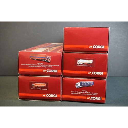 1032 - Five boxed ltd edn Corgi Hauliers of Renown diecast models to include CC14020 McMullan Transport, CC... 