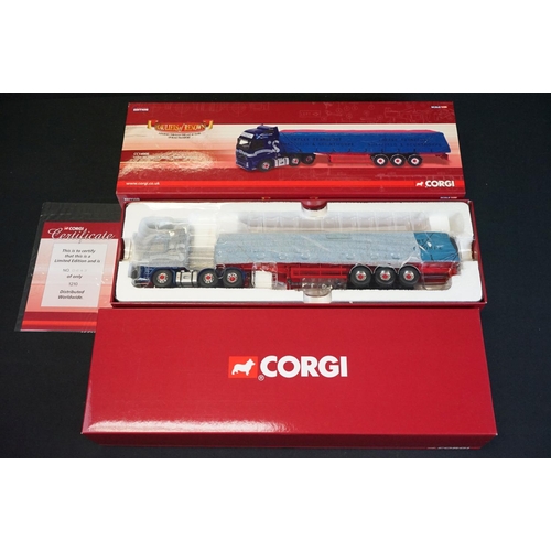 1034 - Five boxed ltd edn Corgi diecast haulage models to include CC13429 Macfarlane Transport, CC14006 Int... 