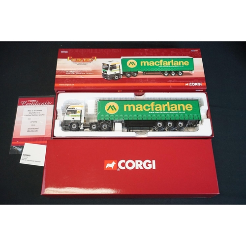 1034 - Five boxed ltd edn Corgi diecast haulage models to include CC13429 Macfarlane Transport, CC14006 Int... 