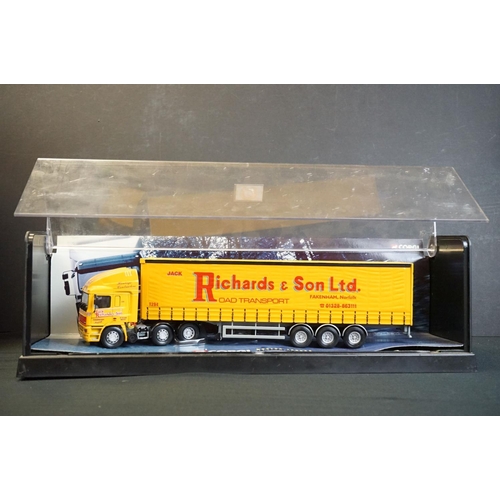 1060 - Five cased Corgi Modern Trucks 1/50 diecast models to include 75403 Eddie Stobart, 75201 Eddie Stoba... 