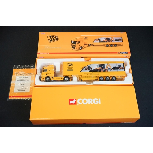 1061 - Three boxed ltd edn 1/50 Corgi diecast models to include Heavy Haulage 31009 Wynns, Knights of Old C... 