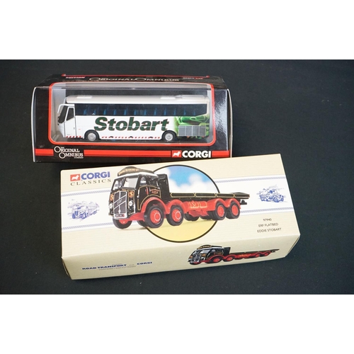 1066 - 18 Boxed Corgi Eddie Stobart diecast models to include ltd edn CC12405 Volvo FH Tractor, Haulers of ... 