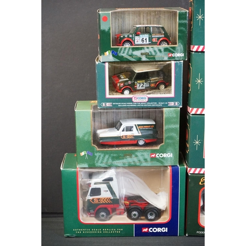 1066 - 18 Boxed Corgi Eddie Stobart diecast models to include ltd edn CC12405 Volvo FH Tractor, Haulers of ... 