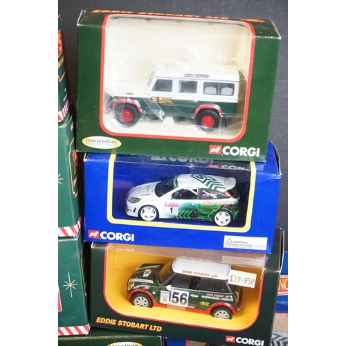 1066 - 18 Boxed Corgi Eddie Stobart diecast models to include ltd edn CC12405 Volvo FH Tractor, Haulers of ... 