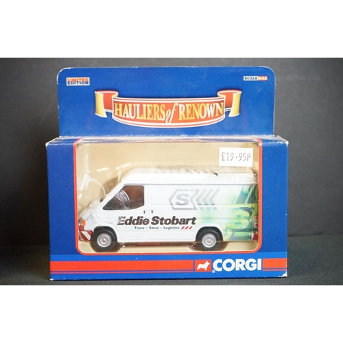 1066 - 18 Boxed Corgi Eddie Stobart diecast models to include ltd edn CC12405 Volvo FH Tractor, Haulers of ... 