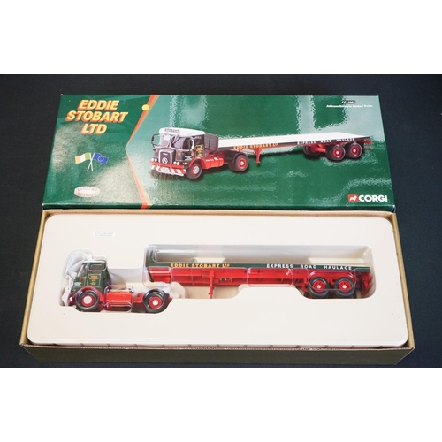 1068 - Five boxed ltd edn Corgi Eddie Stobart diecast models to include CC12203, CC12502, 23602, 26404 & 21... 