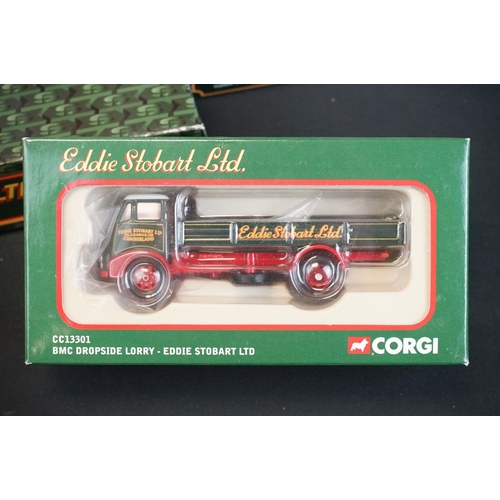 1069 - 25 Boxed Corgi Eddie Stobart diecast models to include 29103, 14303, AA0008 etc, diecast excellent, ... 