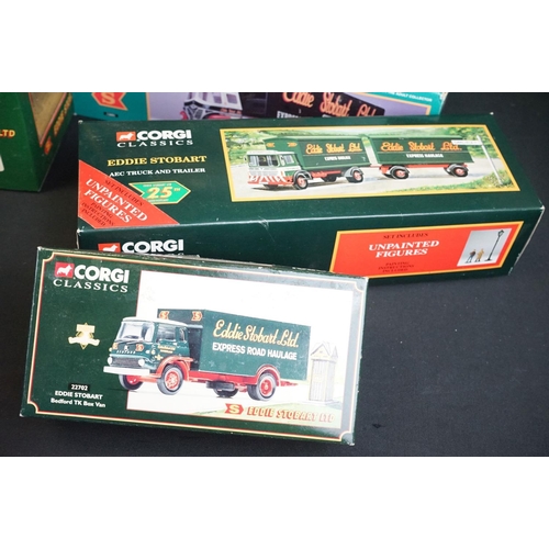 1069 - 25 Boxed Corgi Eddie Stobart diecast models to include 29103, 14303, AA0008 etc, diecast excellent, ... 