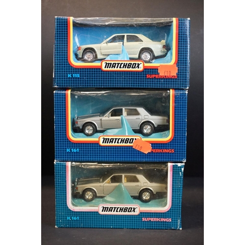 1074 - 12 Boxed Matchbox diecast models to include 9 x Superkings (K-167 Ford Transit, 2 x K-115, K-169 For... 