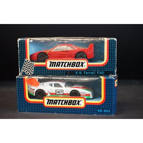 1074 - 12 Boxed Matchbox diecast models to include 9 x Superkings (K-167 Ford Transit, 2 x K-115, K-169 For... 