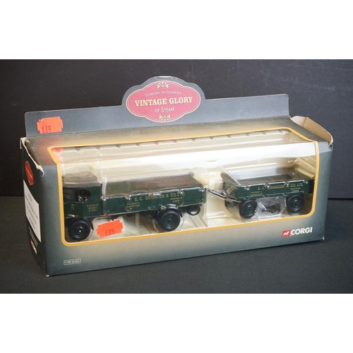 1075 - Ten boxed Corgi diecast models to include 8 x Vintage Glory Of Steam (CC20004, 80005, 80307, 80010, ... 