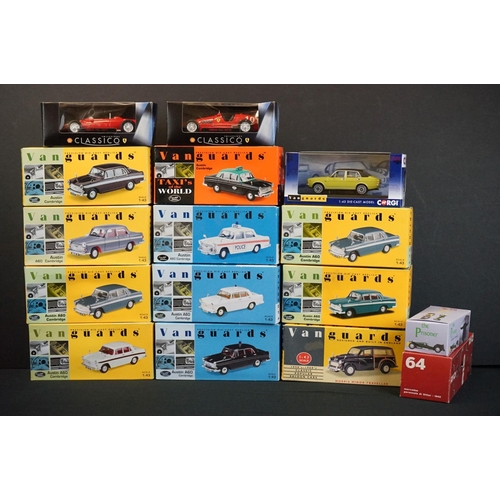 1081 - 16 Boxed diecast models to include 11 x Lledo Vanguards, 1 x Corgi Vanguards, 1 x Rio, 2 x Shell and... 