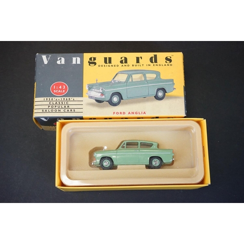 1083 - 16 Boxed Vanguards diecast models in 1:43 scale, to include VA11002, VA10000, VA11000, VA3000, VA100... 