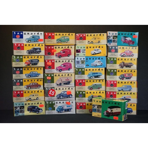 1090 - 28 Boxed Vanguards diecast models, 1:64 and 1:43 scale, to include VA9002, VA02308, VA15000, VA7001,... 