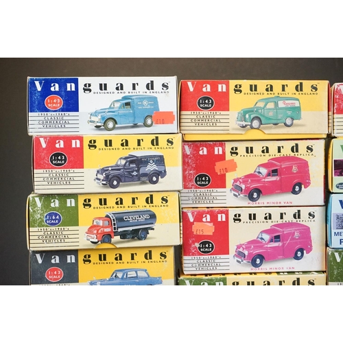 1090 - 28 Boxed Vanguards diecast models, 1:64 and 1:43 scale, to include VA9002, VA02308, VA15000, VA7001,... 