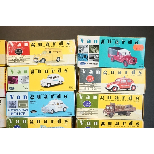 1090 - 28 Boxed Vanguards diecast models, 1:64 and 1:43 scale, to include VA9002, VA02308, VA15000, VA7001,... 