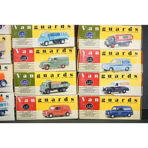 1090 - 28 Boxed Vanguards diecast models, 1:64 and 1:43 scale, to include VA9002, VA02308, VA15000, VA7001,... 