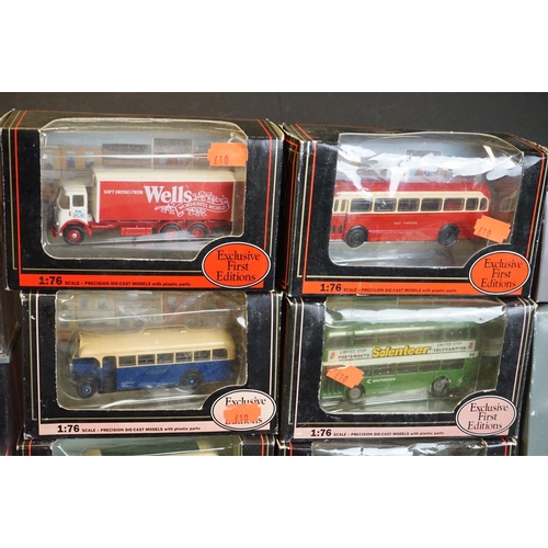 1091 - 43 Boxed / cased diecast model buses, to include Corgi Original Omnibus and EFE Exclusive First Edit... 