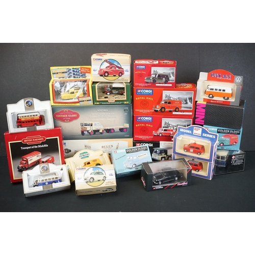 1092 - 22 Boxed diecast models to include Corgi and Lledo, featuring 3 x Royal Mail Corgi Classics (08002, ... 