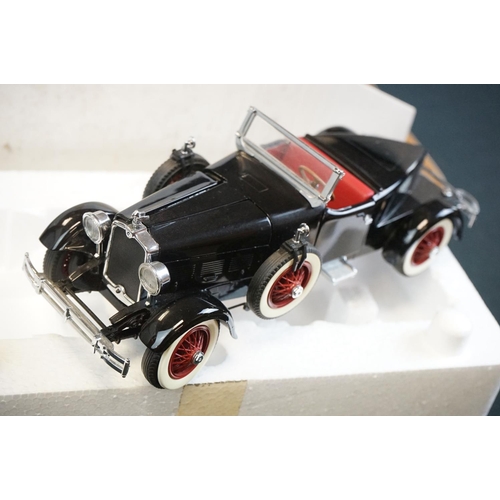 1094 - Five Boxed Franklin Mint diecast models to include The 1934 Hispano-Suiza J12, Jaguar XK 120, The 19... 