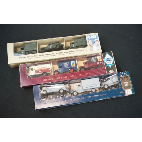 1099 - 24 Boxed Lledo multi diecast model sets, mainly military related sets, ex