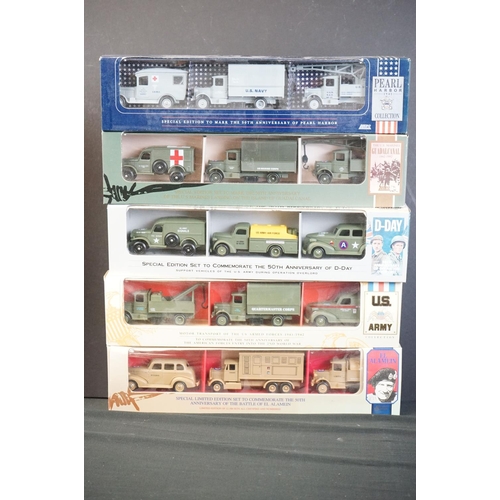 1099 - 24 Boxed Lledo multi diecast model sets, mainly military related sets, ex