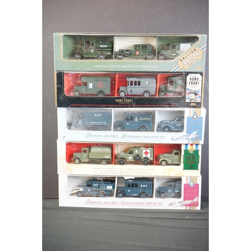 1099 - 24 Boxed Lledo multi diecast model sets, mainly military related sets, ex