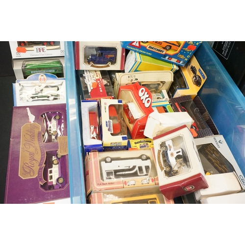 1101 - 75 Boxed diecast models to include Matchbox, Oxford Diecast, Lledo, ERTL, Cararama & EFE examples, f... 