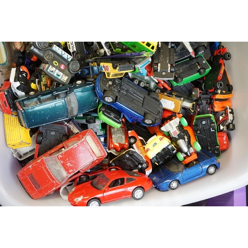 1102 - Large collection of diecast models to include Matchbox, Corgi, Saico, NewRay, Welly & Majorette exam... 