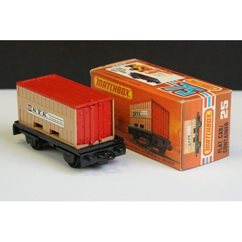 1320 - 12 Boxed Matchbox 75 Series diecast models to include 26 Cable Truck, 30 Artic Truck, 6 Mercedes Con... 