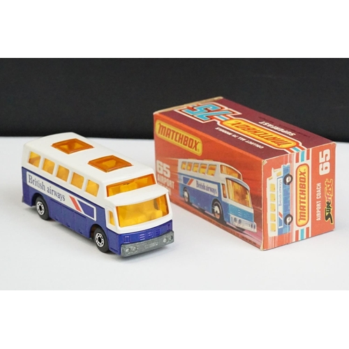 1325 - 12 Boxed Matchbox 75 Series Superfast diecast models to include 71 Cattle Truck, 33 Police Motor-Cyc... 