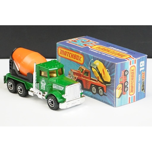 1327 - Ten boxed Matchbox 75 Series diecast models to include 10 x Superfast (49 Crane Truck, 58 Faun Dump ... 