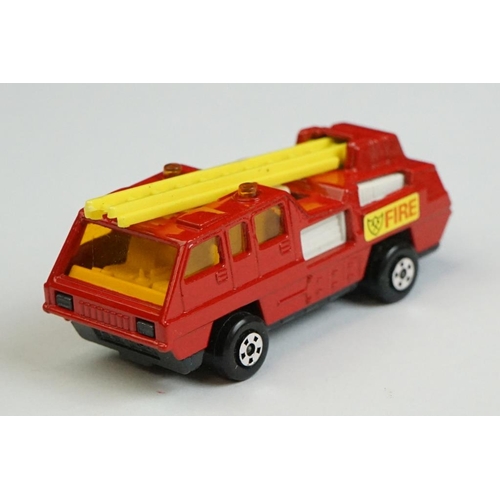 1327 - Ten boxed Matchbox 75 Series diecast models to include 10 x Superfast (49 Crane Truck, 58 Faun Dump ... 